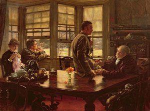 Il figliol prodigo nella vita moderna: La partenza, 1880